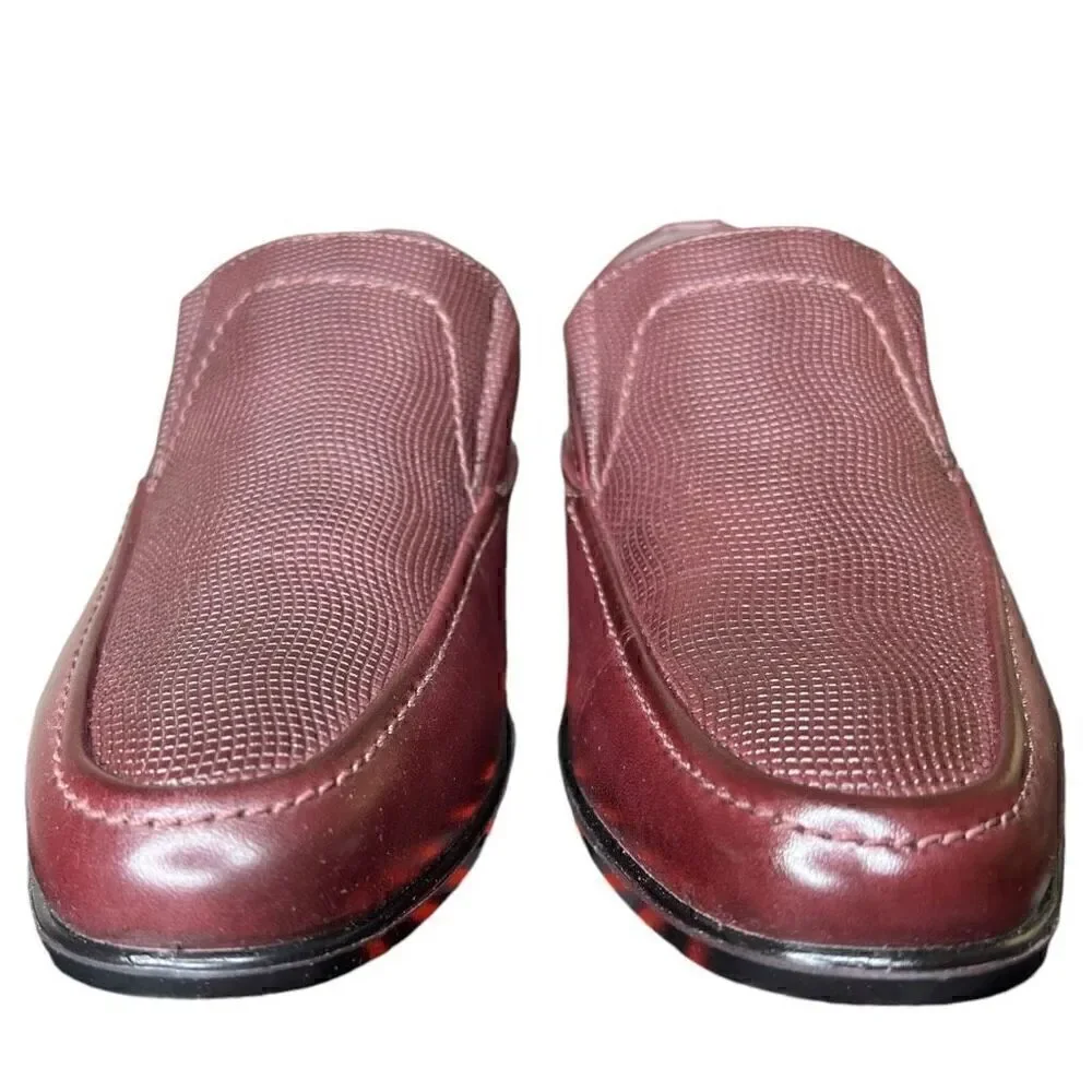 NEW Deer Stags Matteo Kids Burgundy Slip On Loafer 4M